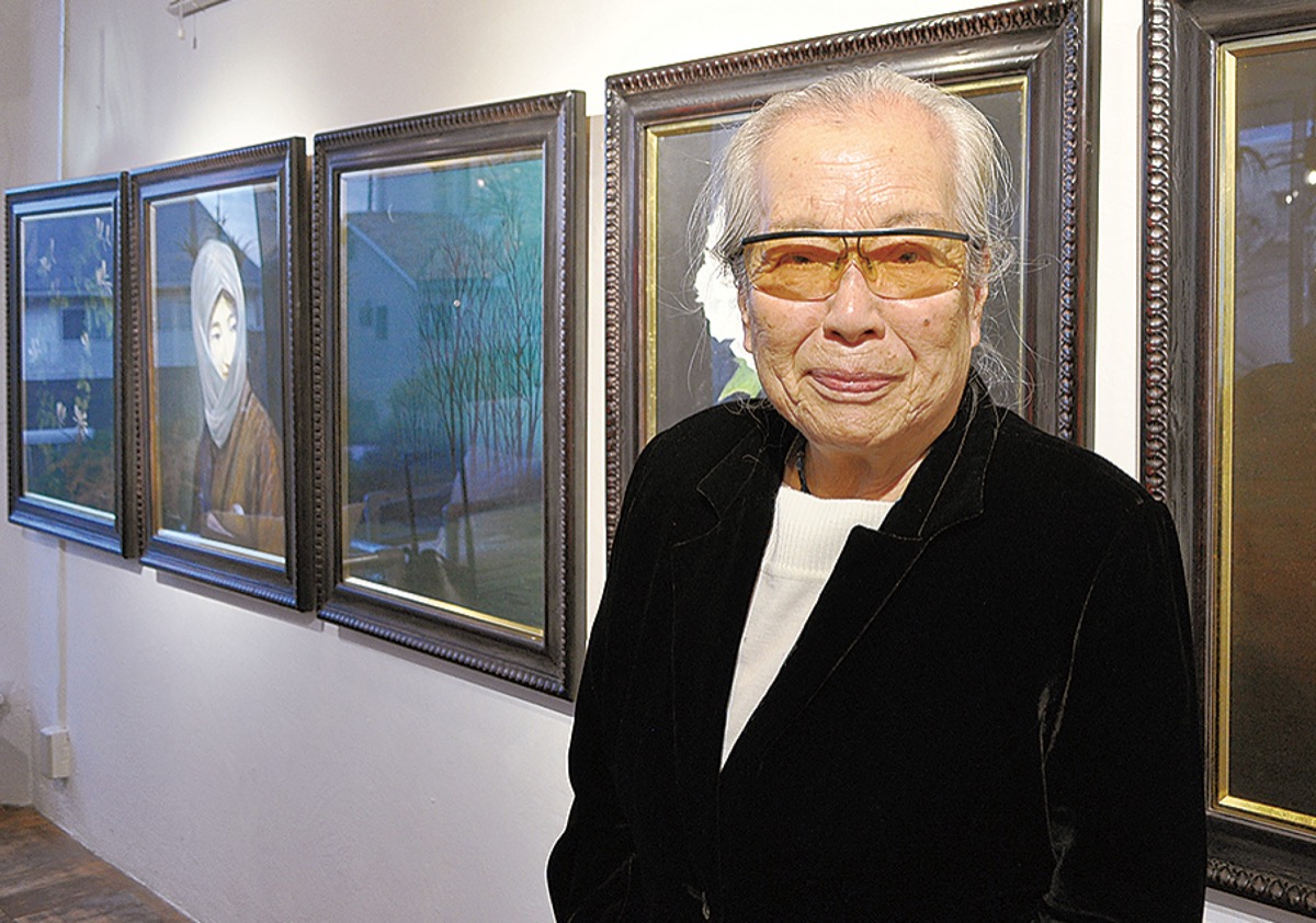 油絵　油彩 二見矩子　ふたみくこ　特大油彩 第5回別府現代絵画展　出品作品 6点の油彩も特別展示 高田保雄の蕪村展（後期） | 大磯・二宮・中井