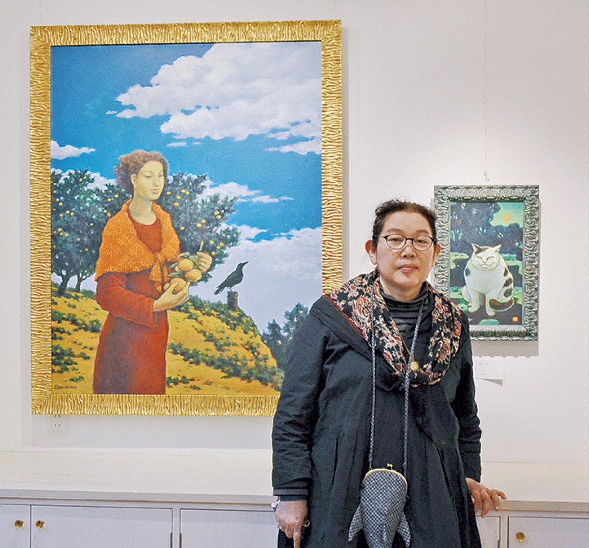 大磯のみかん畑も題材に 日展会友 渡辺せつ子さん個展 | 大磯・二宮