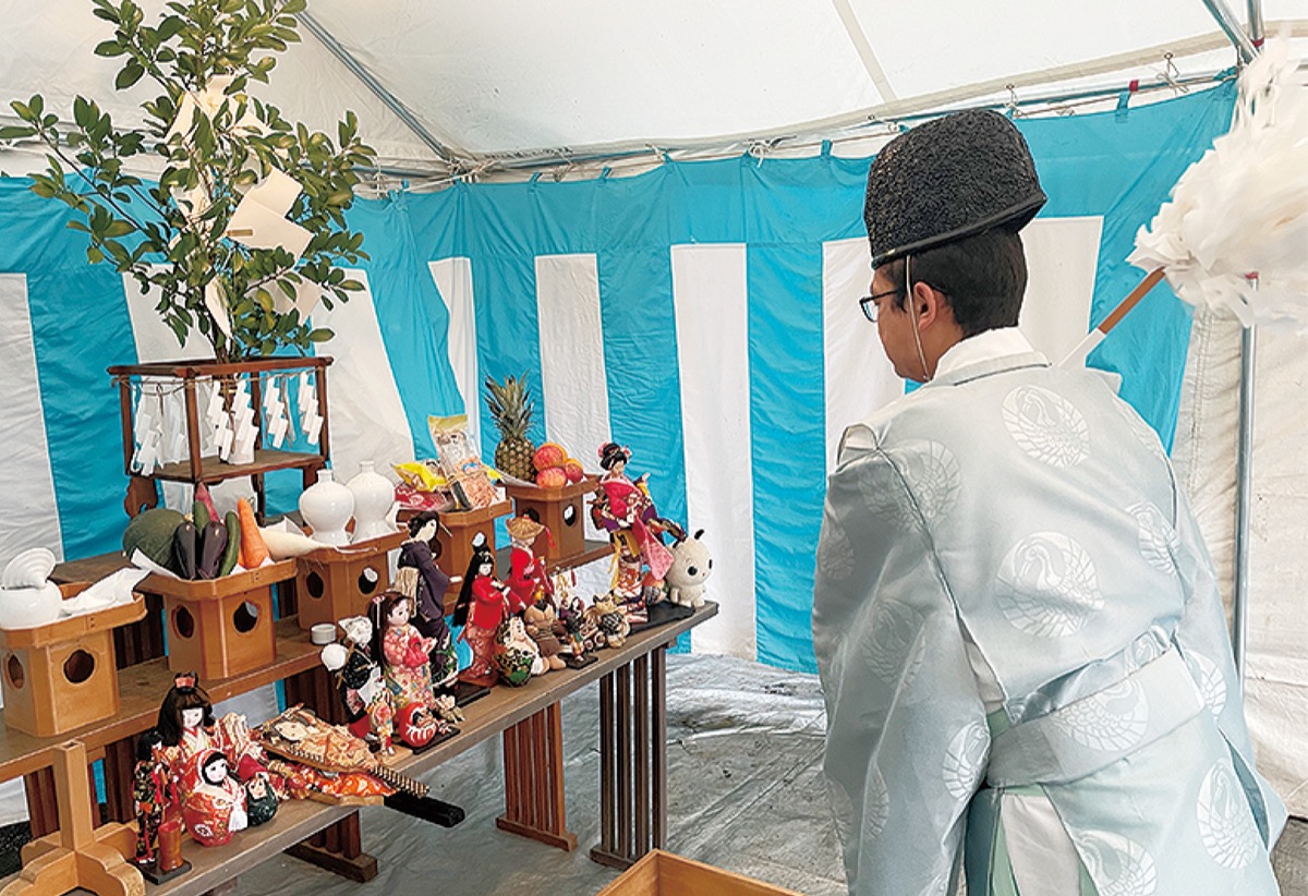 人形などを供養するお焚き上げも実施