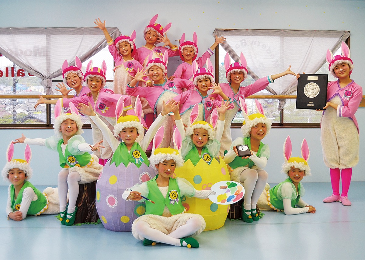 児童舞踊で全国４位