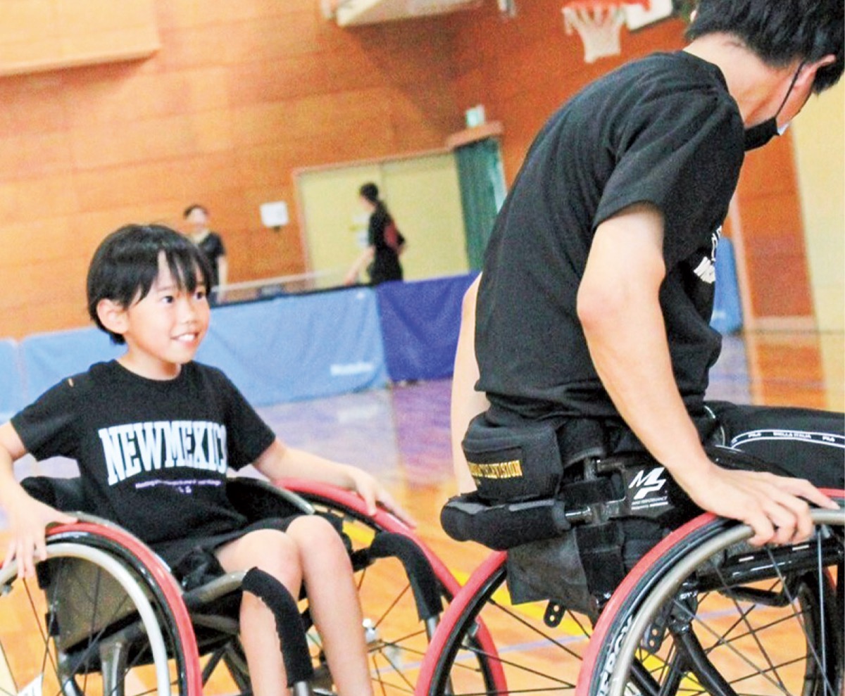 車いすバスケに親しもう