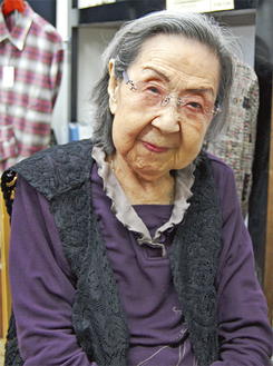高橋 冨美子さん（91）1923年生まれ　市内栄町在住