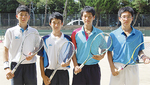 「自分たちのテニスを」と相洋高男子ソフトテニス部