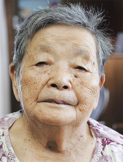 石川道子さん（90）1924年生まれ　浜町在住