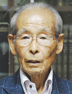 木崎 左一さん（91）1924年生まれ　市内城山在住