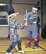 故事伝える傘焼きまつり