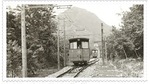 フレーム切手のひとつに採用されているケーブルカー車両の写真