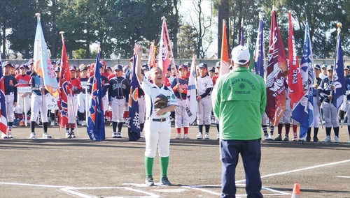 開会式で選手宣誓を行う代表者