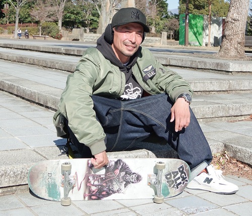 ｢皆でルールやマナーを守りながらスケーターのイメージも向上していきたい｣（五十嵐さん）