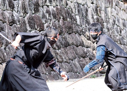忍者殺陣アクションに挑戦