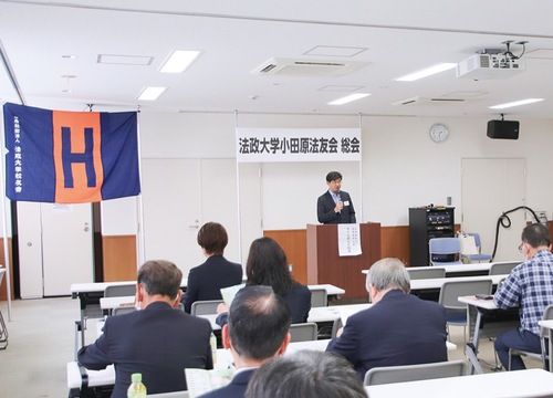 総会後に行われた講演