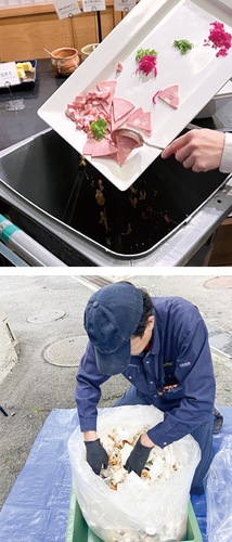 昨年度の調査や実証実験の様子（提供）