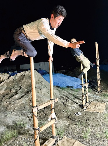 練習の様子（昨年）