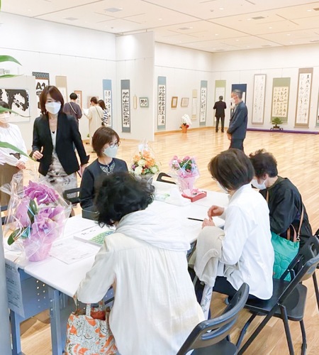 前回の展示会の様子