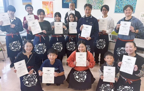 認定式に参加した受講者