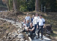 稲葉氏一族の墓所整備