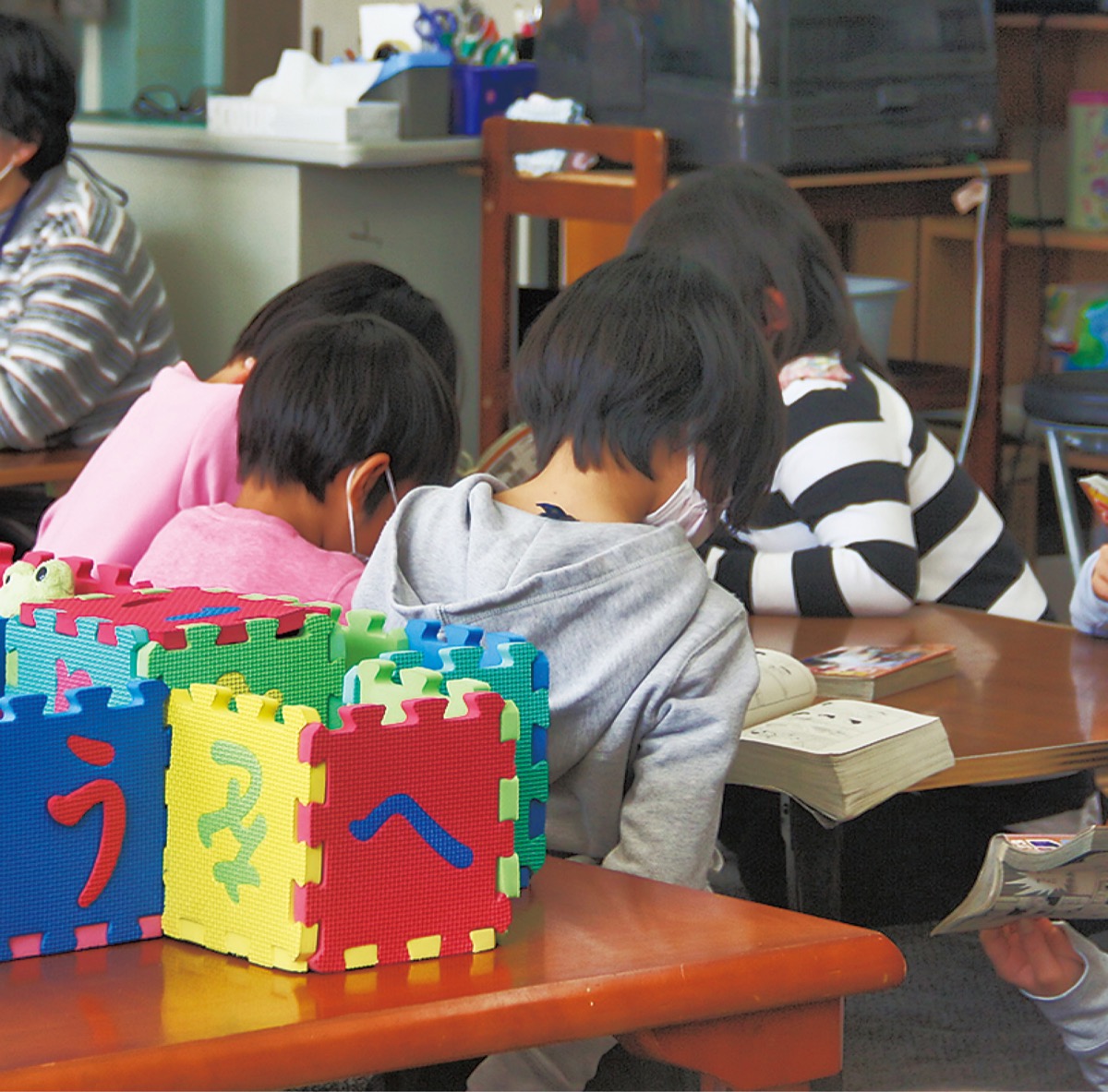 小田原市内の放課後児童クラブ(3月3日撮影)