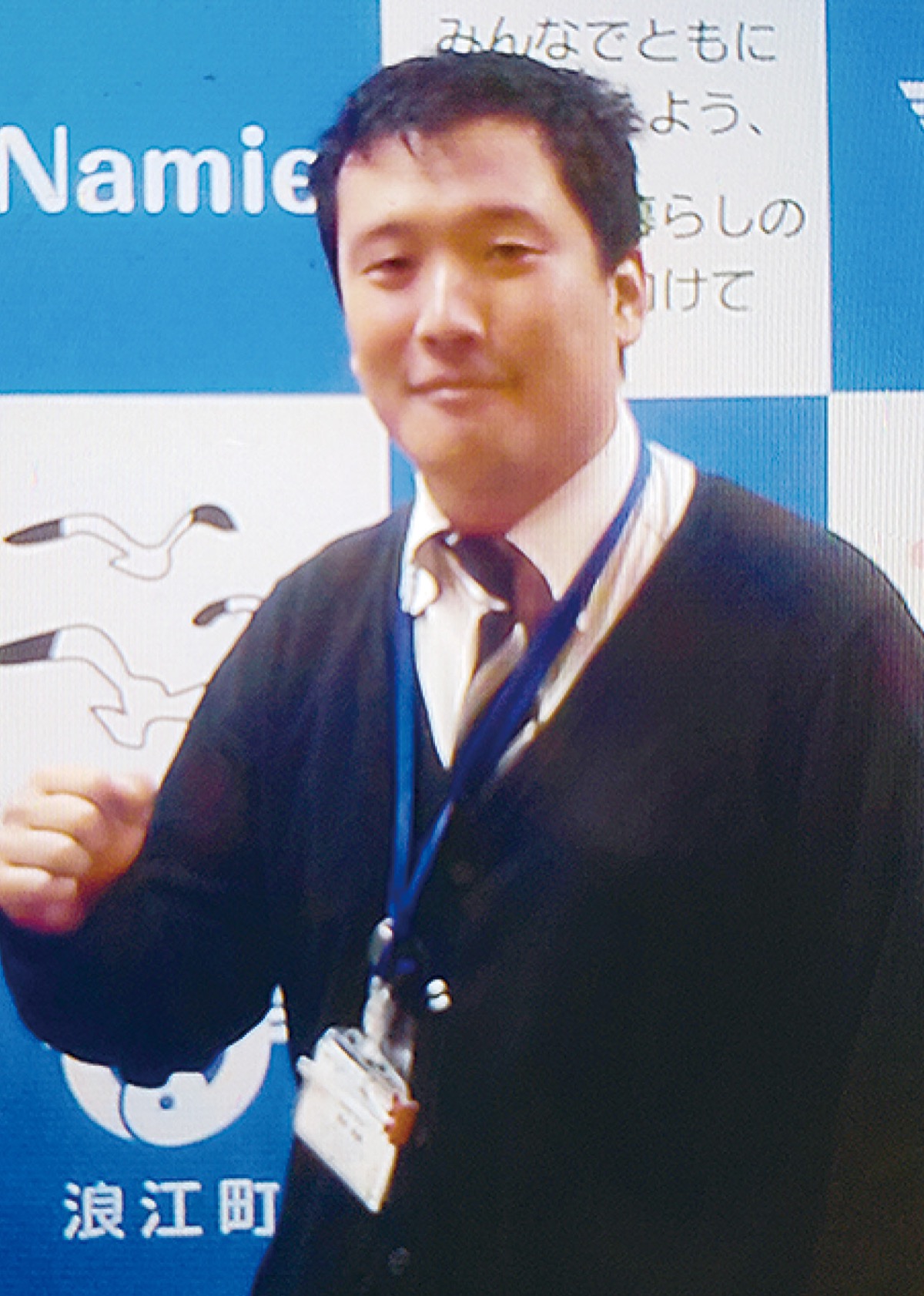 浪江町で3年間、慰霊碑の建立や土地建物の管理の仕事に尽力した榎本さん(同町にて)