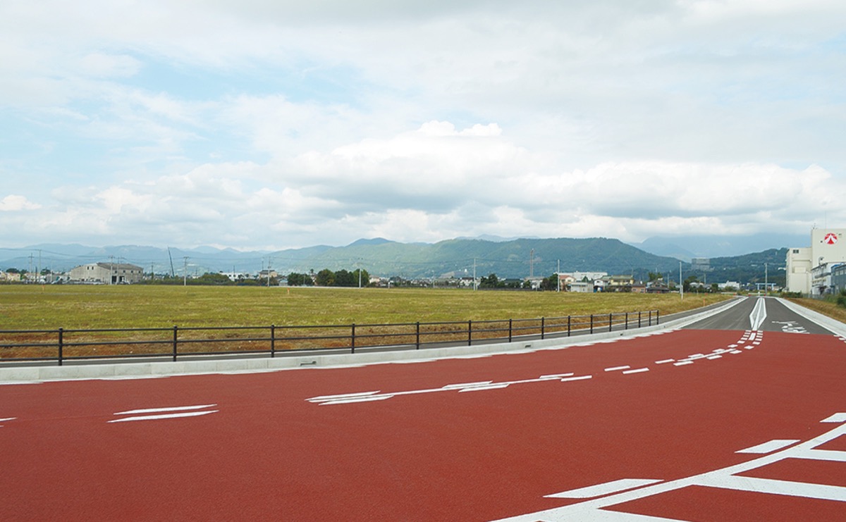 造成工事が完了した工業団地