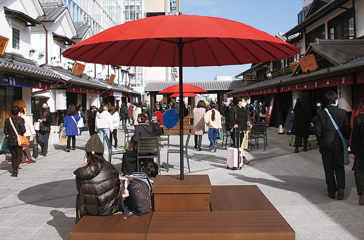 オープン当日のにぎわい