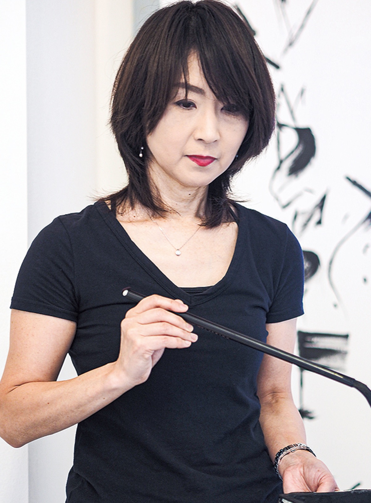 １シンボルマーク 結 に込めた伝統と新しさ 書道家 永井香峰 こうほう さん 小田原 箱根 湯河原 真鶴 タウンニュース