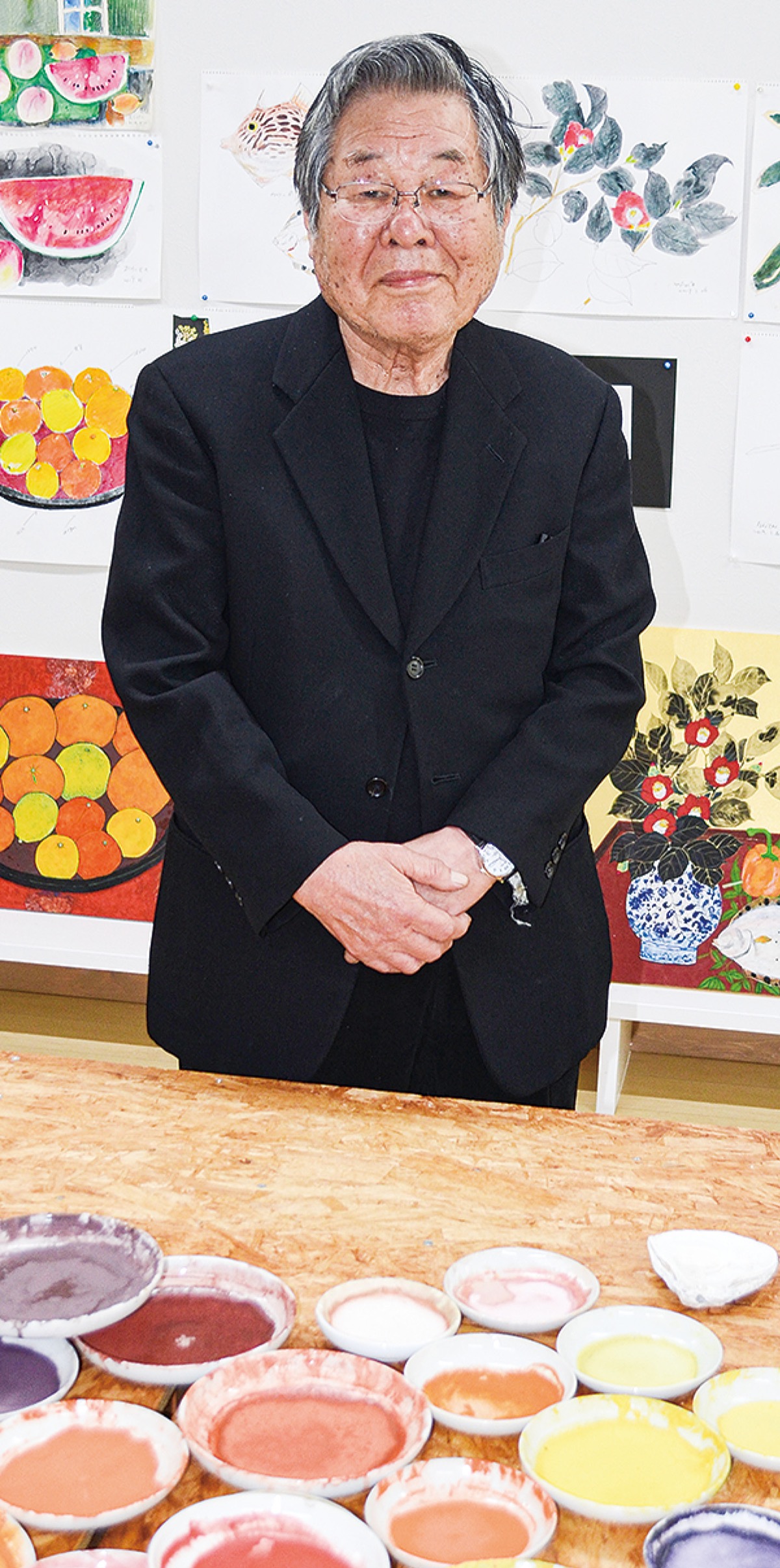 湯河原町在住日本画家 平松礼二さんに栄誉 フランス芸術文化勲章