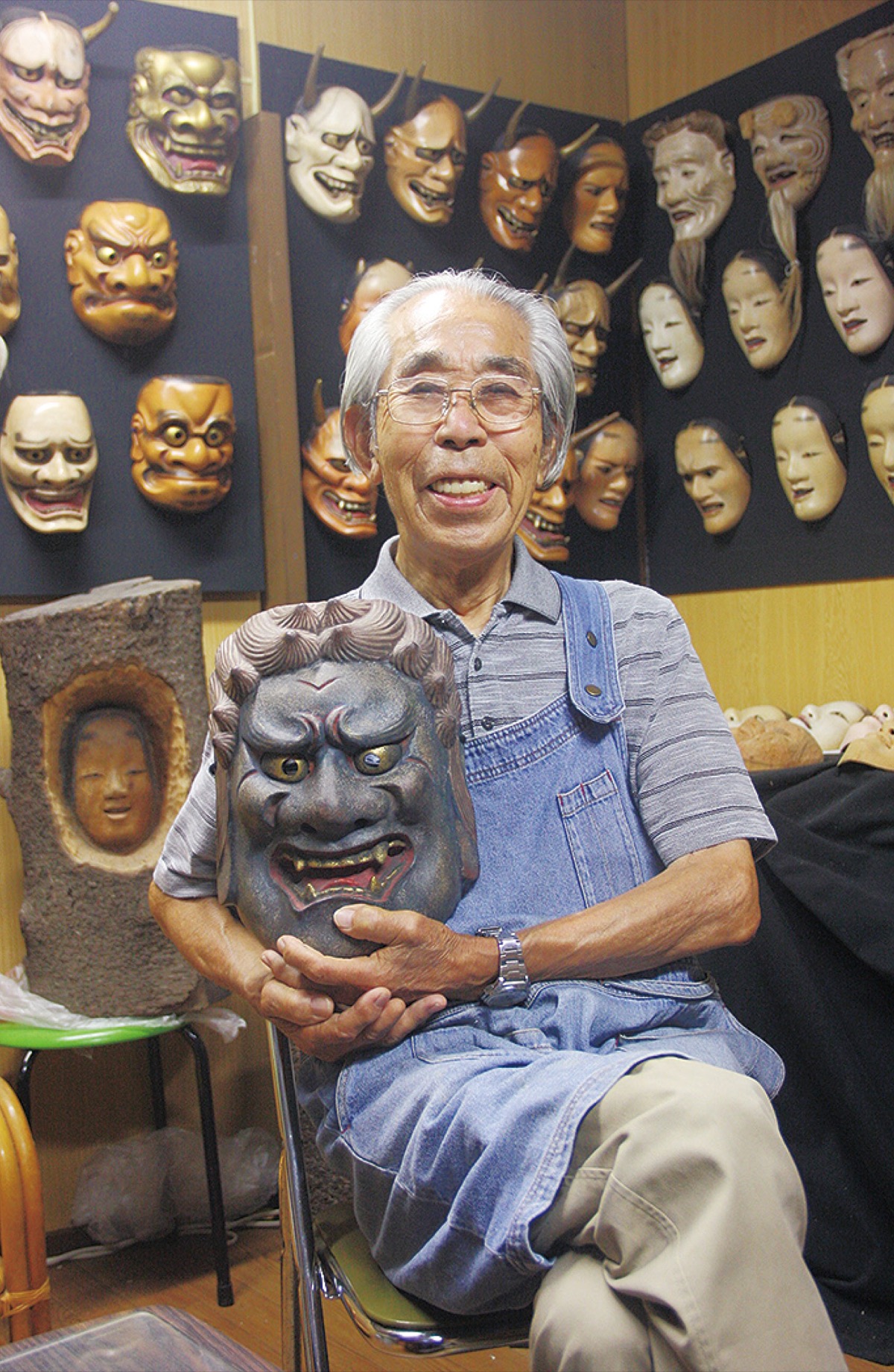 伝統の美しさ 感じて ブレンドパークで能面展示 | 小田原・箱根