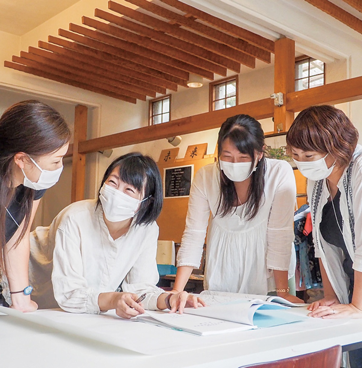 空き家バンク事業を委託された真鶴未来塾のメンバー。「まちこ」の愛称でも活動