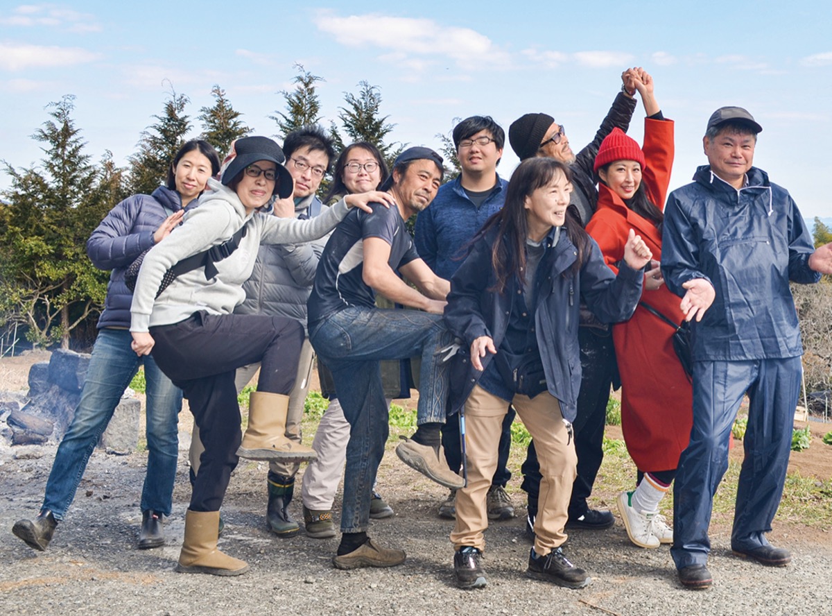 風祭に集まったチームのメンバー（一部）