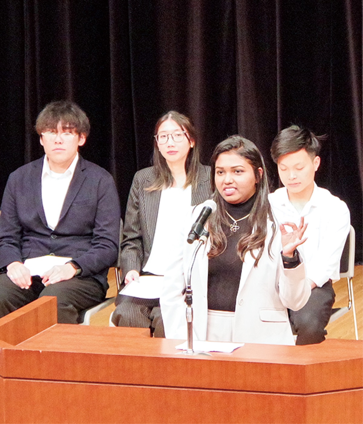 留学生が日本語スピーチ