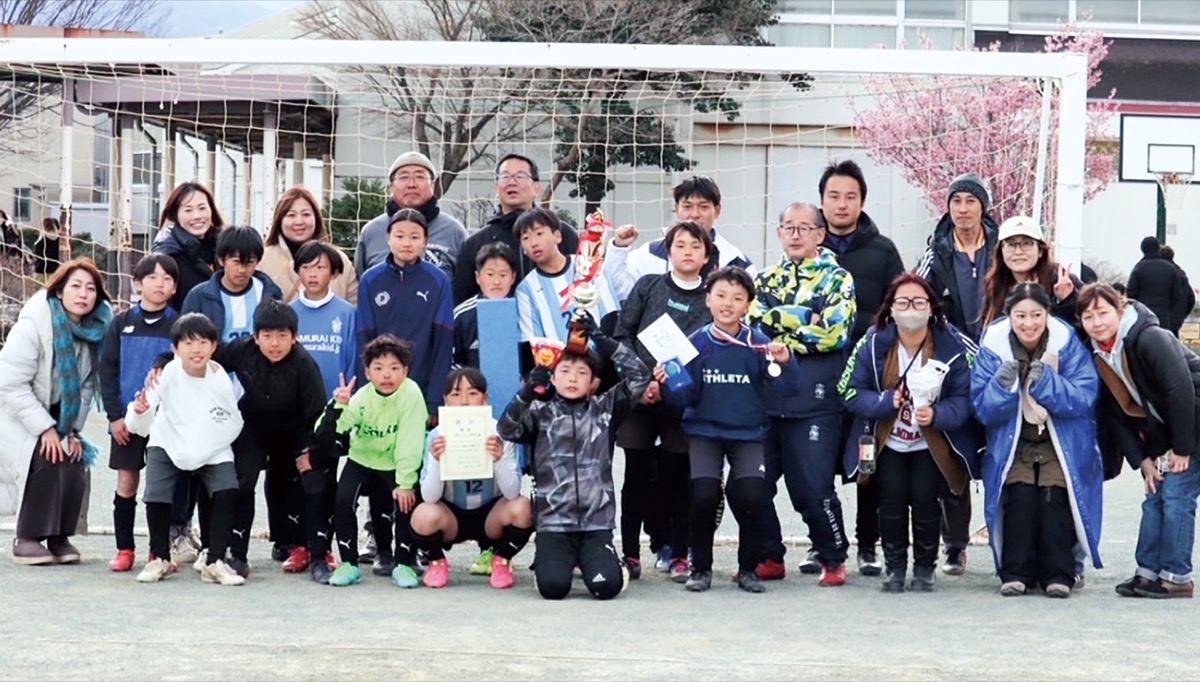 優勝した酒匂サッカー少年団