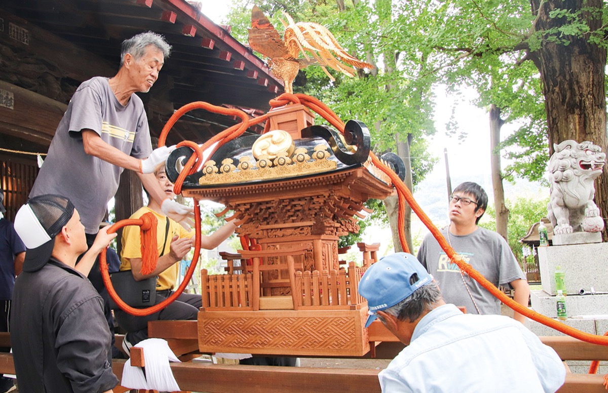 祭礼に向け準備着々 (写真1)