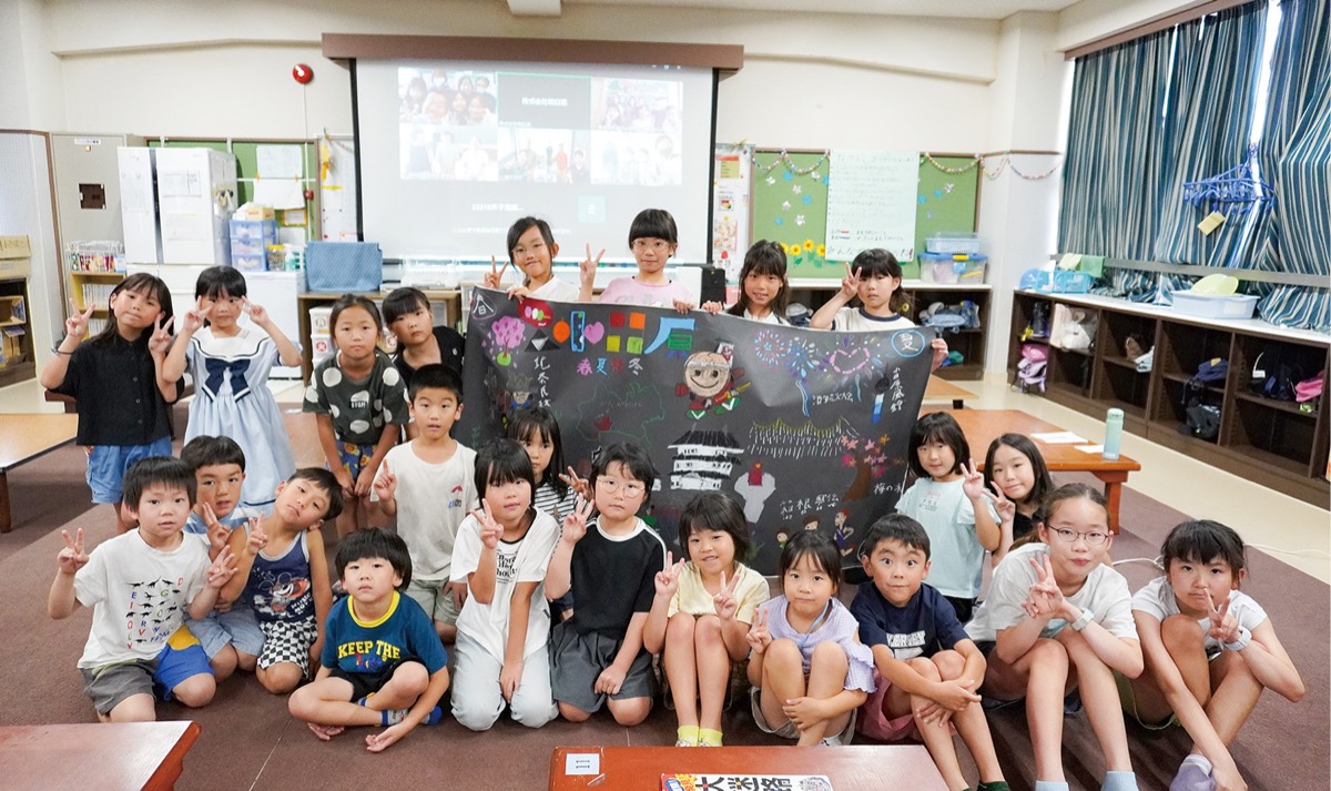 ＳＤＧｓアート完成