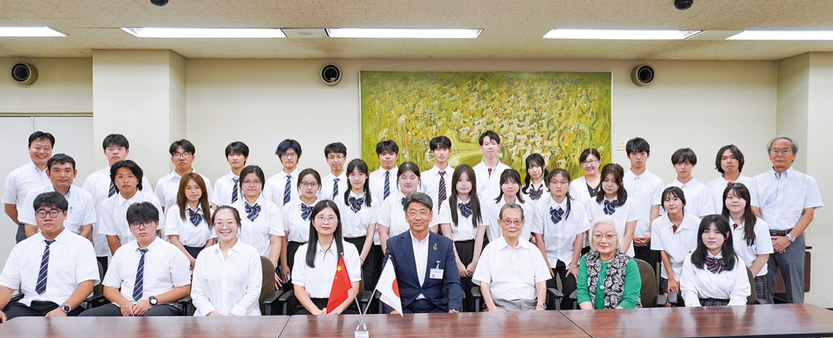 中国の姉妹校と交流