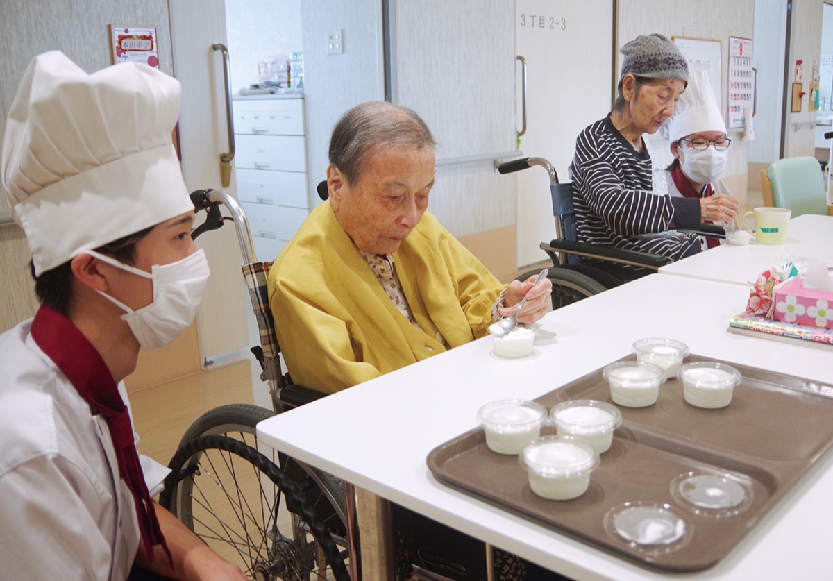 特製ジェラートでお祝い