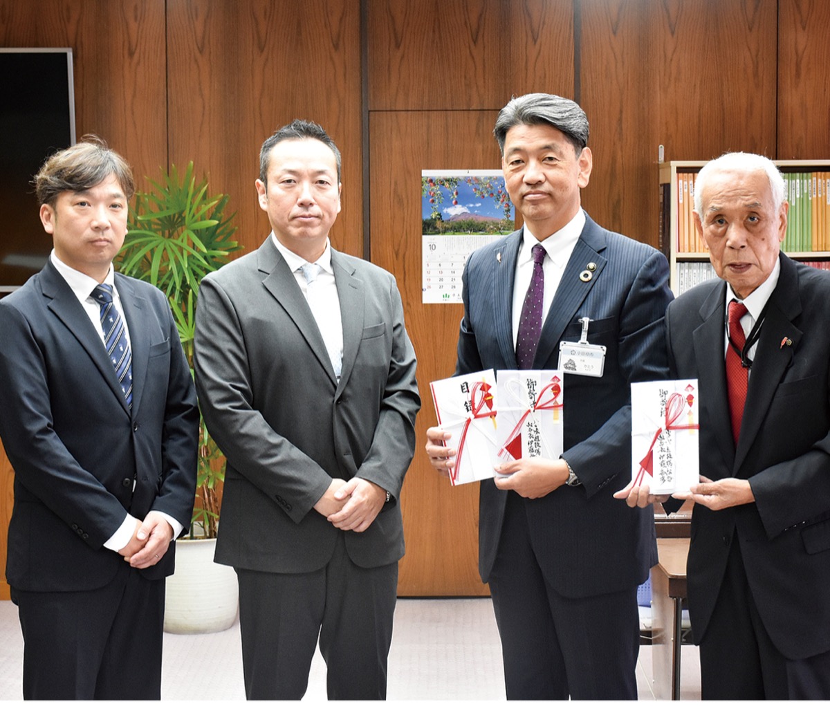 小田原遊技場組合が寄付