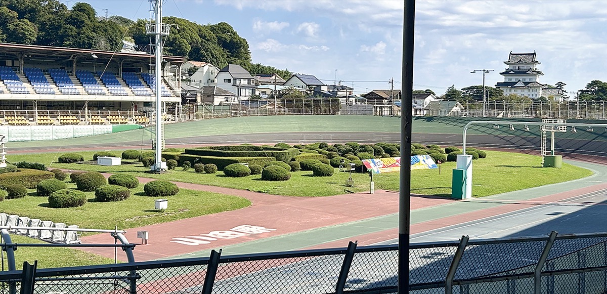 バンクから天守閣