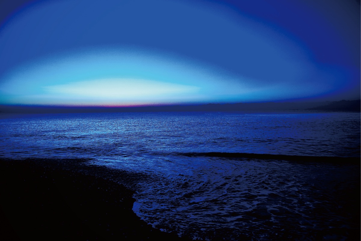 夜明け前 一枚に