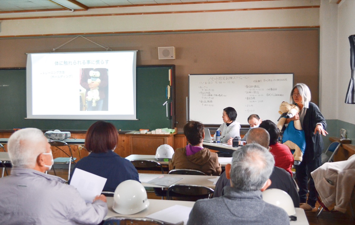 ペットとの避難考える