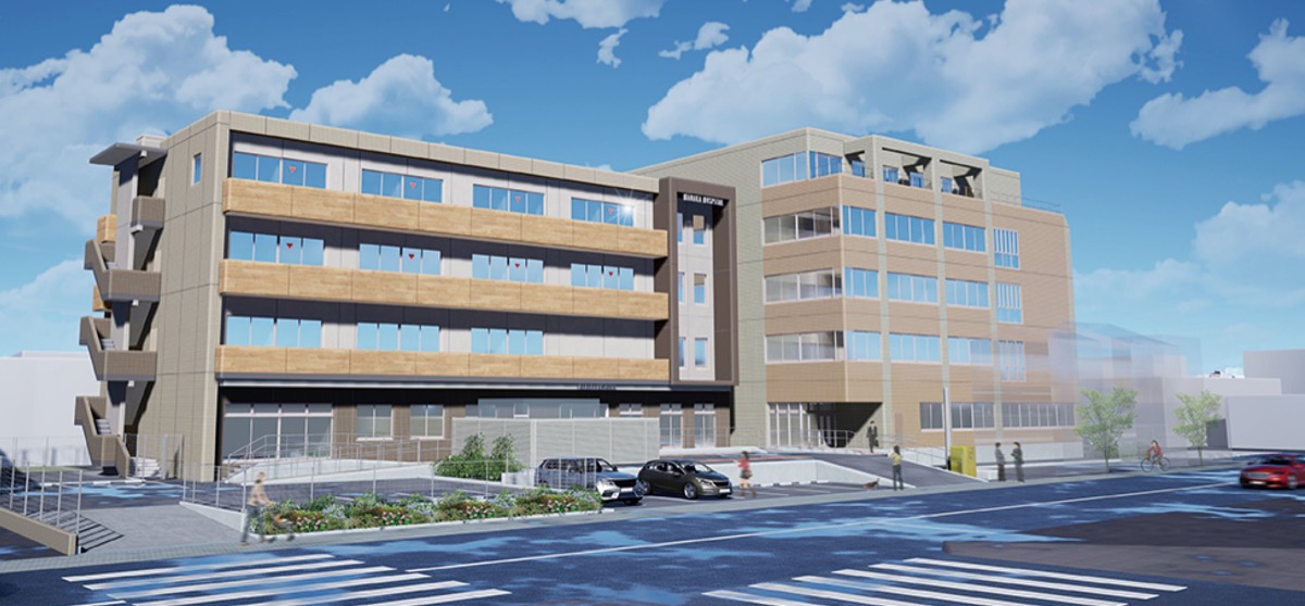 27年夏に竣工する新病棟