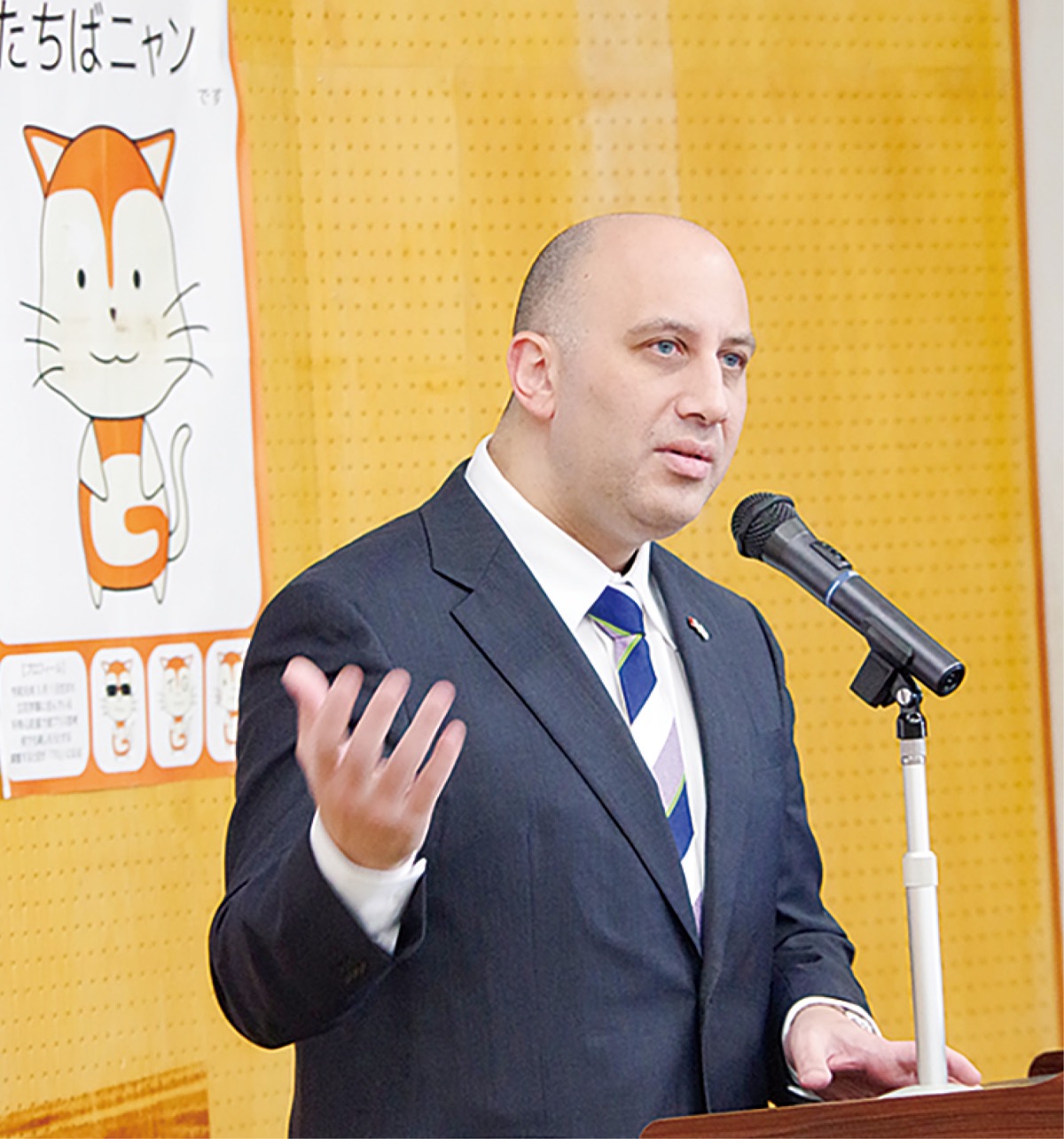 マルタ大使が英語で講演