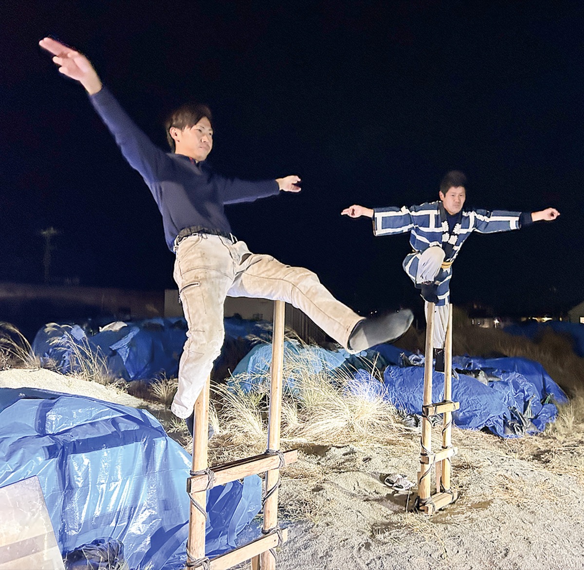 晴れ舞台目指し練習中