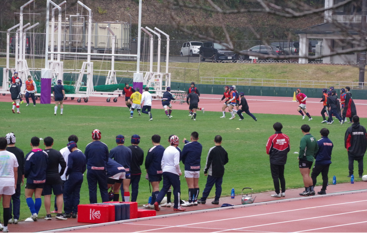 花園前に城山で強化合宿