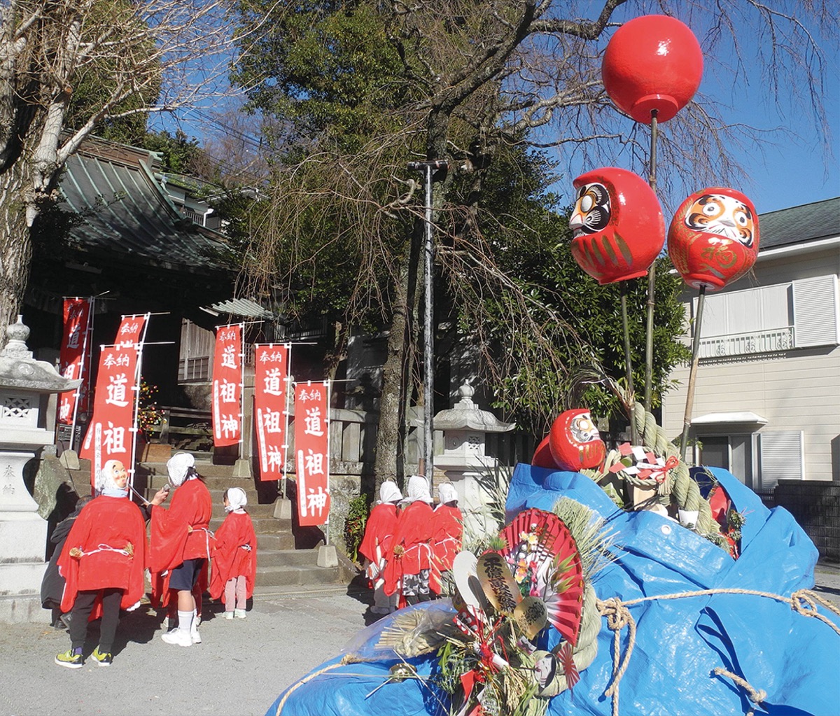 伝統の福踊り　児童が披露