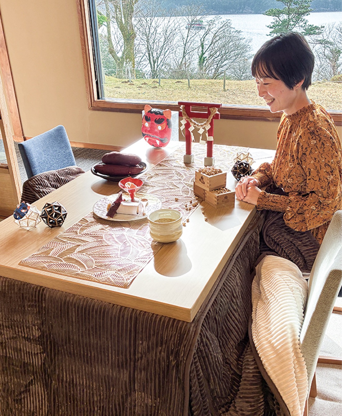 来福願い焼き芋がぶり
