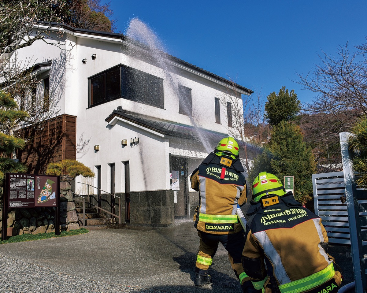 火災から文化財守る