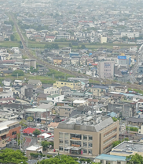 松田町の市街地（イメージ）