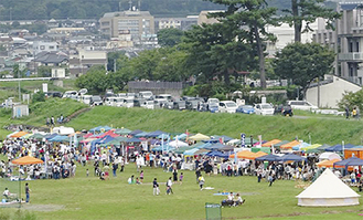 第1回アシガラマルシェ　＝2016年10月・酒匂川健楽ふれあい広場