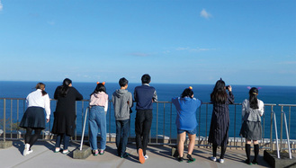 小田原学習センターからの眺望は「最高！」