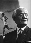 渋谷先生と東京オリンピックのポスター